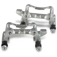BESTPRICE 2x Bremssattelhalter Hinterachse [Hersteller-Nr. 40841718] für VW, Seat, Skoda, Audi