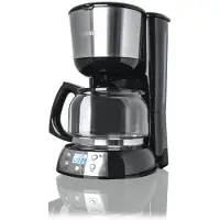 KOENIC KCM 101024 Schwarze Filterkaffeemaschine