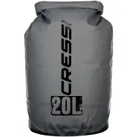 Cressi Pvc 20l Trockensack Grau Grau One Size
