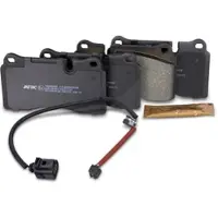 BESTPRICE Bremsbeläge + Warnkontakt Vorderachse [Hersteller-Nr. 41838716] für Audi, Cupra, Seat