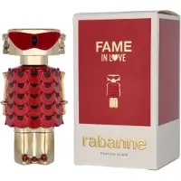 Rabanne Fame In Love Parfum Elixir, Frauen, 50 ml, Nachfüllbare Flasche, Basilikum, Grüne Mandarine, Erdbeere, Weihrauch, Iris, Jasmin, Patschuli, Vanille
