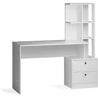 Vicco Schreibtisch Denton Weiß 136 x 55 cm, Model 36690
