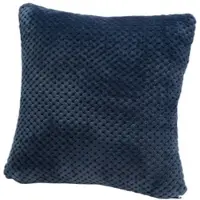 Amadeus Kissen Damier blau 40x40 - Quadrat Polyester 40x8 cm