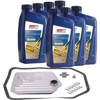 BESTPRICE Set Hydraulikfilter Automatikgetriebe + EUROLUB [Hersteller-Nr. 10790145] für Alpina, Jaguar, BMW, Land Rover