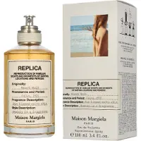 Maison Martin Margiela Replica Beach Walk 100 ml, Frauen, Bergamotte, Zitrone, Pink pepper, Kokosnuss, Heliotrop, Canangabaum, Benzoe-Resinoid, Zeder, Moschus, Spray, Nicht nachfüllbare Flasche