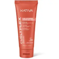 KATIVA Curly Plex Curl Activator Strong Gel Cream - 240 Ml