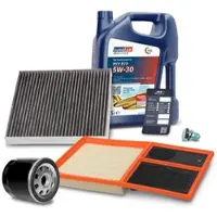 BESTPRICE Inspektionspaket Filtersatz SET A + 5l ÖL [Hersteller-Nr. 10493540] für Skoda, Seat, VW