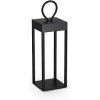 Ideal Lux 323237 ENYA Tragbare Außenleuchte H300mm LED 5W 300/160lm 3000K IP54 Schwarz, Akku, Ein/Aus
