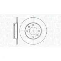 MAGNETI MARELLI Bremsscheibe [Hersteller-Nr. 361302040111] für Peugeot, Citroën