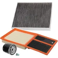 BESTPRICE Inspektionspaket Filtersatz SET A [Hersteller-Nr. 10492503] für Seat, VW, Skoda