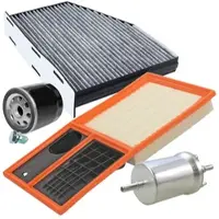 BESTPRICE Inspektionspaket Filtersatz SET B [Hersteller-Nr. 10492363] für Seat, Skoda, VW