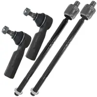 BESTPRICE 2x Spurstange + Spurstangenköpfe [Hersteller-Nr. 10661920] für Audi, VW, Seat