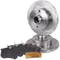 BESTPRICE Bremsscheiben + Bremsbeläge Hinterachse Voll [Hersteller-Nr. 10603423] für Seat, VW