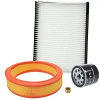 BESTPRICE Inspektionspaket Filtersatz SET A [Hersteller-Nr. 10694244] für Fiat