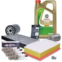 BESTPRICE Inspektionspaket Set D + 5l 5W-30 Motoröl [Hersteller-Nr. 40280144] für VW