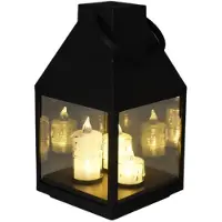 Affek Design LAMPION ADWENTOWY RORATNI LED 25CM 3 ŚWIECE
