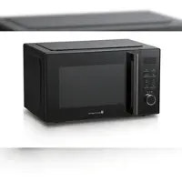 Tarrington House Mikrowelle mit Grill MWDF25823G, Glas/Stahl, 23 L, 800 W, schwarz