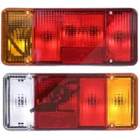 BESTPRICE 2x Heckleuchte Blinker gelb ohne Lampenträger [Hersteller-Nr. 34001075] für Peugeot, Fiat, Citroën