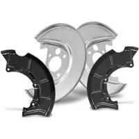 BESTPRICE 4x Deckblech für Bremsscheibe komplett [Hersteller-Nr. 31294154] für Seat, VW, Skoda, Audi