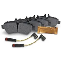 BESTPRICE Bremsbeläge + Warnkontakt Hinterachse [Hersteller-Nr. 40637860] für VW, Mercedes-Benz