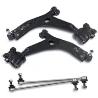 BESTPRICE 2x Querlenker + 2x Koppelstange vorne [Hersteller-Nr. 40379267] für Volvo, Ford