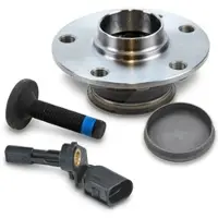 BESTPRICE Radnabe inkl. Radlager + ABS Sensor hinten rechts [Hersteller-Nr. 40287708] für Audi, VW, Seat