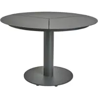 Brafab Gartenesstisch Peace aus Aluminium, modern rund, anthrazit, für 4–5 Personen