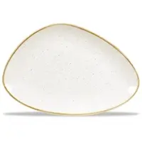 Churchill Livingstone Stonecast Barley White Chefs Platte Dreieckig 30.4 x 20.5cm