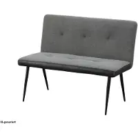 HTI 2-Sitzer Bank Anthrazit/Grau Joschka
