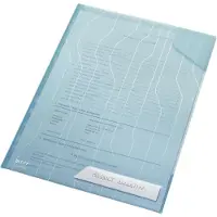 Leitz 47260035, A4, Polypropylen (PP), Blau, Porträt, 40 Blätter, Blech