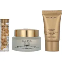 Elizabeth Arden Tagescreme SPF15 50ml/Nachtcreme 15ml/Serum 14 Kapseln 6.4ml E.Arden Uplifting Moments Instants Energisants Set