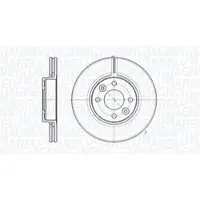 MAGNETI MARELLI Bremsscheibe [Hersteller-Nr. 361302040162] für Nissan, Renault, Lada, Dacia