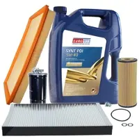 BESTPRICE Inspektionspaket Filtersatz SET B + 5l ÖL [Hersteller-Nr. 40197462] für Seat, Skoda, Audi