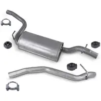 BESTPRICE Endschalldämpfer + Endrohr + Montagematerial [Hersteller-Nr. 40984792] für Ford