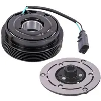 BESTPRICE Riemenscheibe Magnetkupplung Klimakompressor [Hersteller-Nr. 31528747] für Seat, Skoda, Audi, VW