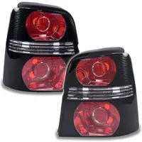 BESTPRICE 2x Heckleuchte schwarz li+re ohne Lampenträger [Hersteller-Nr. 31529506] für VW