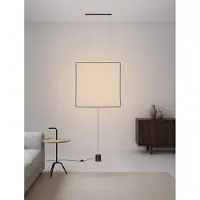 Nova Luce LED Pendelleuchte Dahlia 32W warmweiss 3000K Schwarz Aluminium 82x10cm 9695501