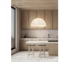 Nova Luce Pendelleuchte Lalu E27 Weiß Ø60cm 9620169