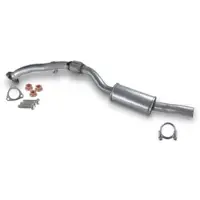 BESTPRICE Vorschalldämpfer + Montagematerial [Hersteller-Nr. 40637902] für Audi, VW
