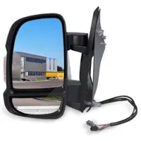 BESTPRICE Außenspiegel links elektrisch ohne Sensor (Fahrerseite) [Hersteller-Nr. 40978120] für Citroën, Fiat, Peugeot