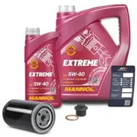 BESTPRICE Ölfilter + 6l 5W-40 Motoröl [Hersteller-Nr. 41134763] für VW