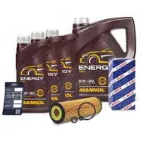 BESTPRICE Ölfilter + 8l 5W-30 Motoröl [Hersteller-Nr. 40594614] für Mercedes-Benz