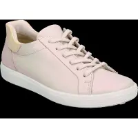Ecco Soft 7 Easy Slip Lace Sneakers Laag - Beige - Maat 41