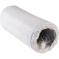 Wallair N52856 Fleksibel spiralslange Plastic (Ø x L) 12.7 cm x 6 m Hvid