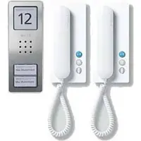 Siedle SET CA 812-2 E/W, Kabelgebunden, Edelstahl, Weiß, Wand