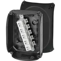 Hensel 62000338 Kabelabzweigkasten 2,5-10 qmm 5polig, schwarz, Ex-Zone 2 und 22 KX 1010 C