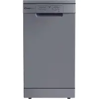 Candy Brava CDPH 2L1047S, Freistehend, Single (45 cm breit), Silber, 2 Korb/Körbe, Zusammenklappbar, Korb