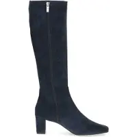 Caprice Damen Stiefel hoher Stretchschaft Karreé Langschaft 9-25547-41, Größe:41 EU, Farbe:Blau