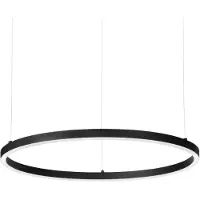 Ideal Lux 342061 ORACLE SLIM Pendelleuchte D700mm LED 40W 4450/2070lm 4000K schwarz DALI