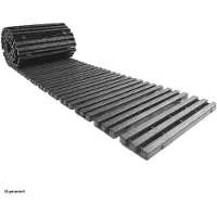 HTI Gartenweg 655 cm Holzbohlenoptik Grau